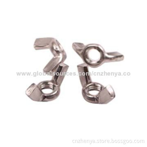 DIN315 Wing Nuts, Stainless Steel, White, Yellow, Blue, Black, Zinc Surface